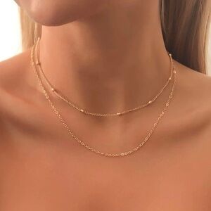 Women's Simple Dual Layered Necklace